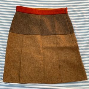 brooks brothers red fleece skirt